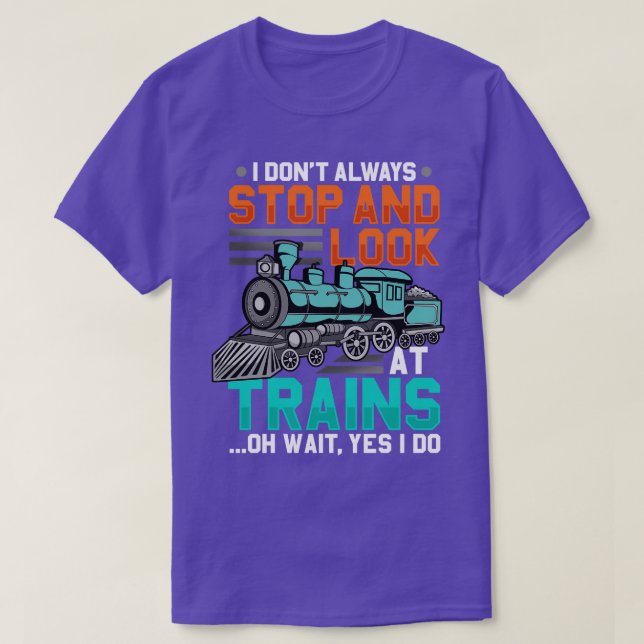 Camiseta Tren del modelo ferroviario (Diseño del anverso)