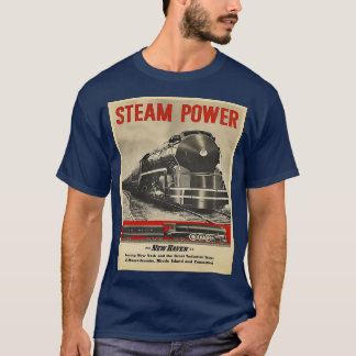 Camiseta Tren del motor de energía de vapor
