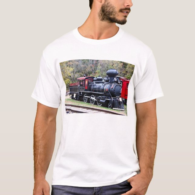 Camiseta Tren del motor del carbón (Anverso)