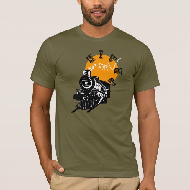 Camiseta Tren del vapor (Anverso)