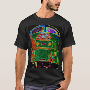 Camiseta Tren diesel británico déltico - interpretación