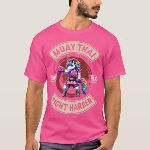 Camiseta Tren duro la lucha - Muay Thai Unicorn