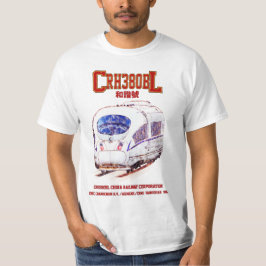 Camiseta Tren eléctrico del ferrocarril de alta velocidad C