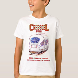 Camiseta Tren eléctrico del ferrocarril de alta velocidad C