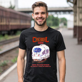 Camiseta Tren eléctrico del ferrocarril de alta velocidad C