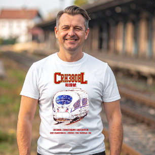 Camiseta Tren eléctrico del ferrocarril de alta velocidad C