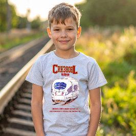 Camiseta Tren eléctrico del ferrocarril de alta velocidad C