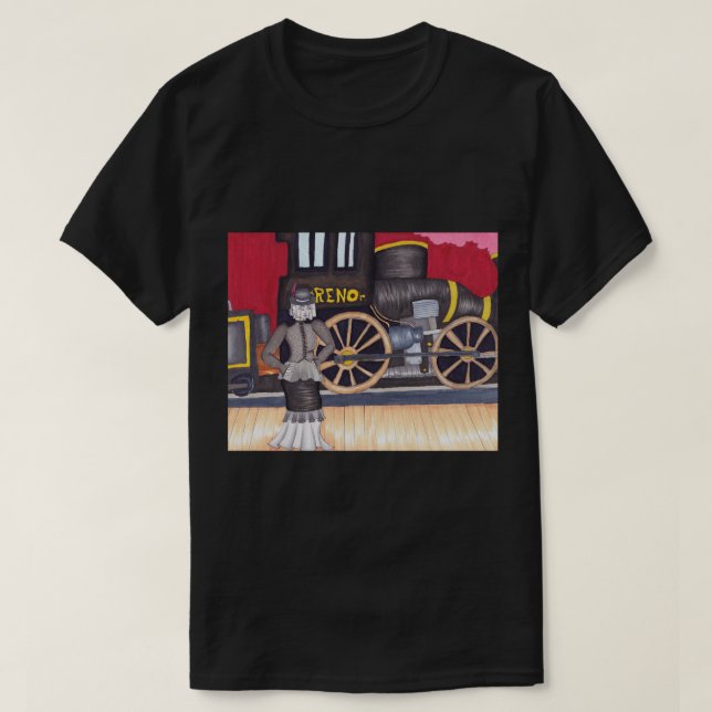 Camiseta Tren fantasma (Diseño del anverso)