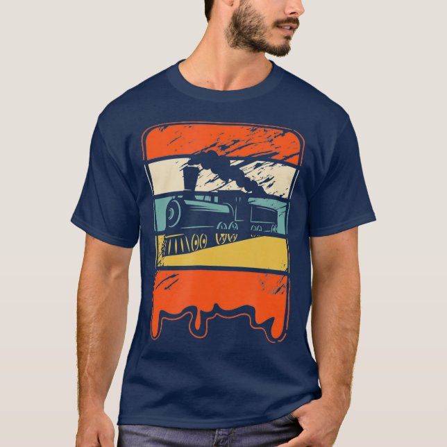 Camiseta Tren Ferrocarril Locomotora Ingeniero Vimiga Regal (Anverso)