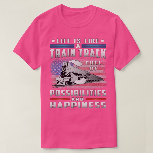 Camiseta Tren Ferrocarril Tren Locomotoras Funny Guay Dice (Diseño del anverso)