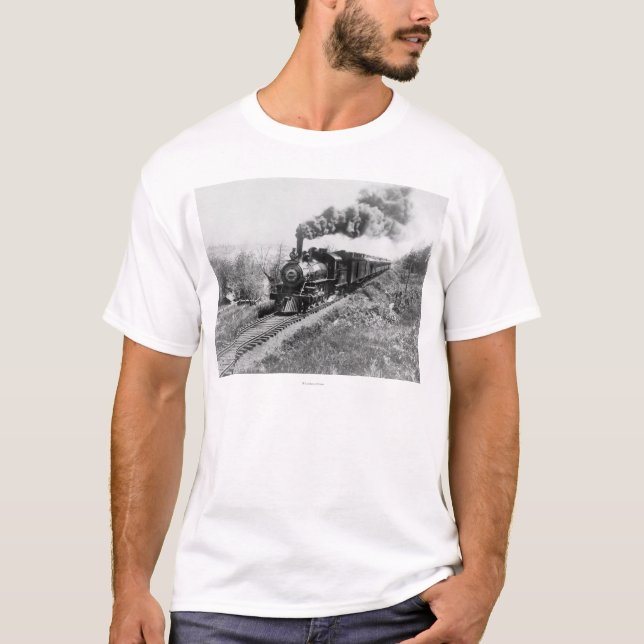 Camiseta Tren ferroviario limitado de la costa del norte (Anverso)