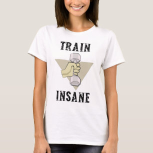 Camiseta Tren Insane Gym Fitness Tema