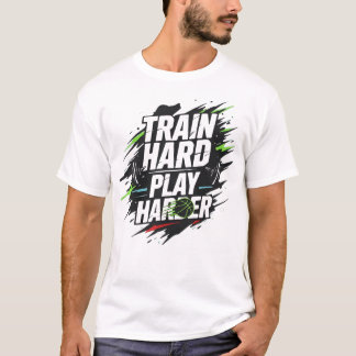 Camiseta Tren juego duro más duro básquetbol