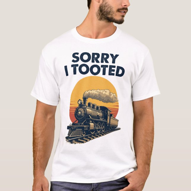 Camiseta Tren Lamento Haber Tomado El Ferrocarril Funny Loc (Anverso)