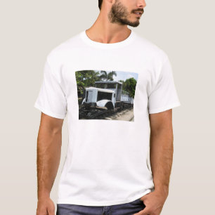 Camiseta Tren militar de la Segunda Guerra Mundial en el pu