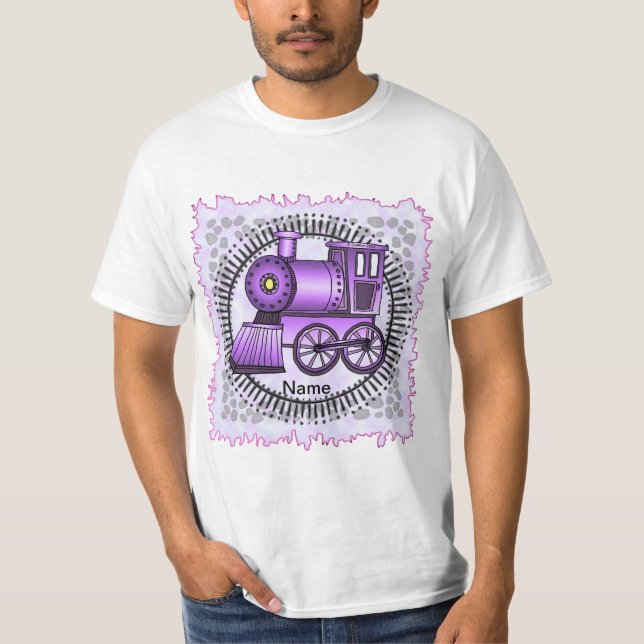 Camiseta Tren Morado (Anverso)