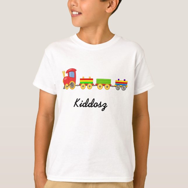 Camiseta Tren multicolor del dibujo animado (Anverso)