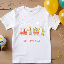 Camiseta Tren musical para los niños de animales salvajes