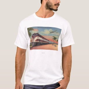 Camiseta Tren que aerodinamiza a través de la Florida