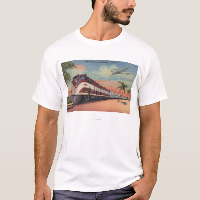 Camiseta Tren que aerodinamiza a través de la Florida (Anverso)