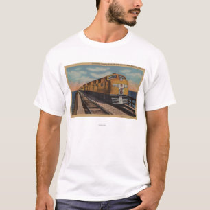 Camiseta Tren que cruza Great Salt Lake, Ogden, Utah