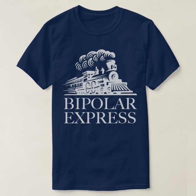 Camiseta Tren rápido bipolar (Diseño del anverso)