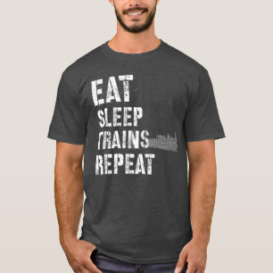Camiseta Tren Regalos Ferrocarril Modelo Ferroviario Dormir