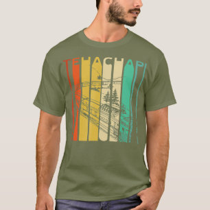 Camiseta Tren Retro de las Montañas Tehachapi Loop Californ