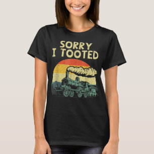 Camiseta Tren Siento Haber Tocado A Divertidos Hombres Del