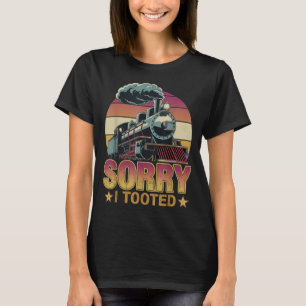 Camiseta Tren Siento Haber Tocado A Divertidos Hombres Del