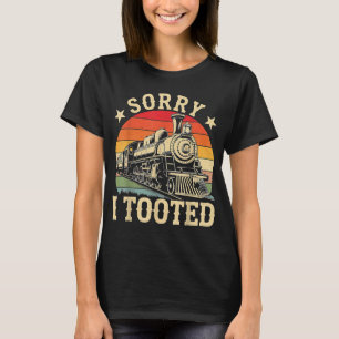 Camiseta Tren Siento Haber Tocado A Divertidos Hombres Del