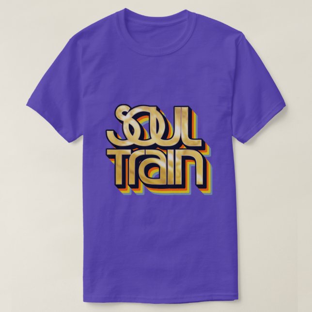 Camiseta tren soul de estilo retro (Diseño del anverso)