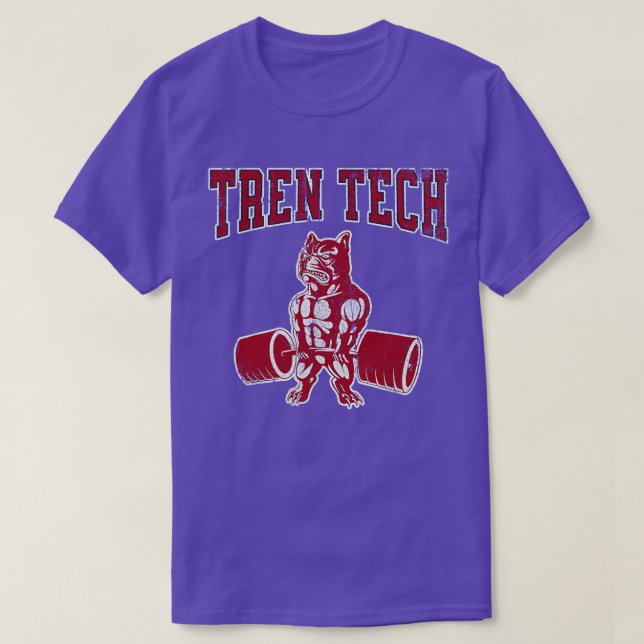Camiseta Tren Tech Gym bodybuilding (Diseño del anverso)