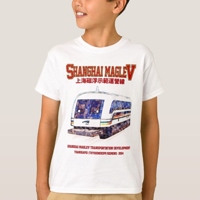Camiseta Tren Transrápido Maglev SMT de Shanghai de alta ve (Anverso)