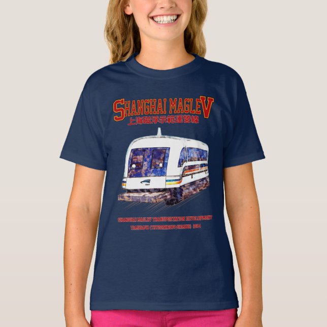 Camiseta Tren Transrápido Maglev SMT de Shanghai de alta ve (Anverso)