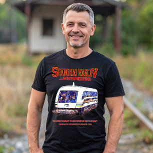 Camiseta Tren Transrápido Maglev SMT de Shanghai de alta ve