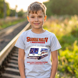 Camiseta Tren Transrápido Maglev SMT de Shanghai de alta ve