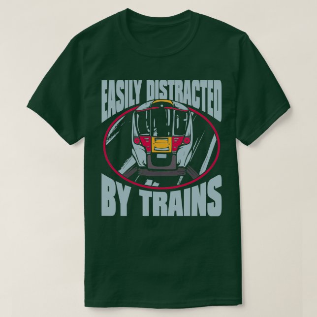 Camiseta Tren Tren Ferrocarril Locomotor (Diseño del anverso)