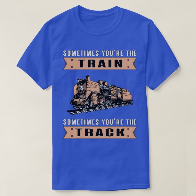 Camiseta Tren Tren Ferrocarril Locomotora Funny Guay Dice (Diseño del anverso)