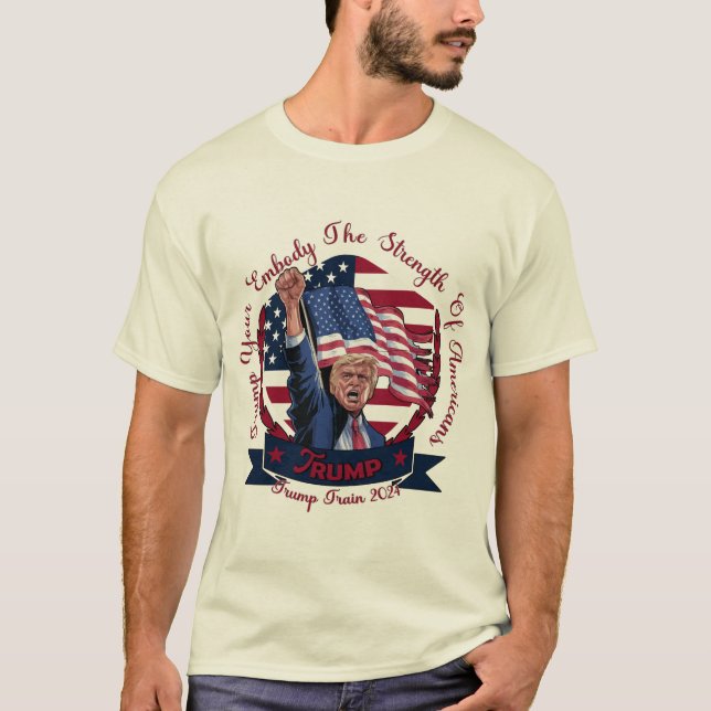 CAMISETA TREN TRUMP 2024 (Anverso)