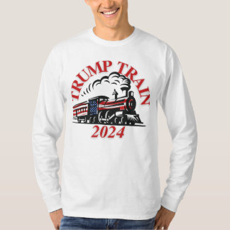 Camiseta Tren Trump 2024 Larga Funda