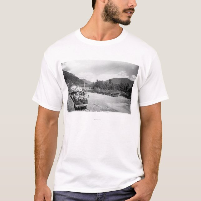 Camiseta Tren turístico del proyecto de Skagit (Anverso)