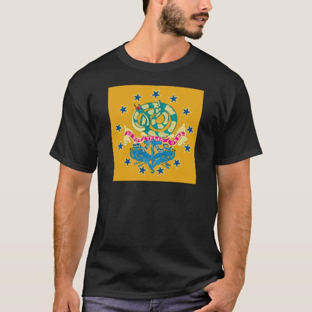 Camiseta Tren unido de la artillería de la bandera de (Anverso)