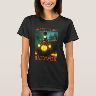 Camiseta Tren Vagón Ferrocarril Halloween Disfraces Hombres