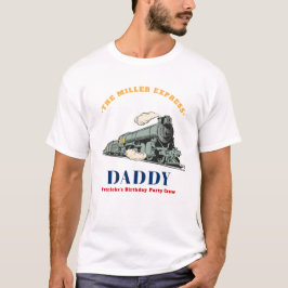 Camiseta Tren Vintage Cumpleaños Papá
