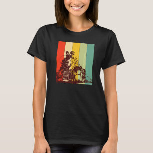 Camiseta Tren Vintage Retro Vehículos De Transporte Rai