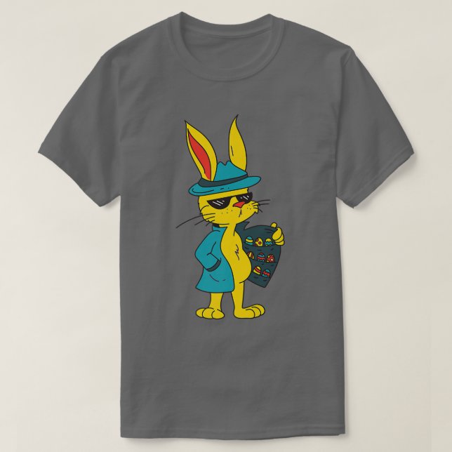 Camiseta Trench Bunny Diseño De Pascua Para Semana Santa En (Diseño del anverso)