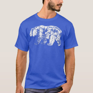 Camiseta Trendy Camp California Guay Bear Silhouette Premiu