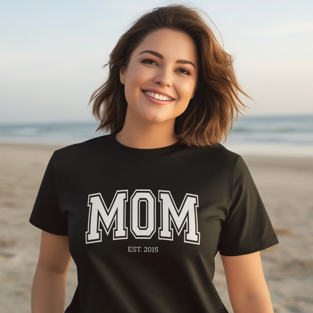 Camiseta Trendy College estableció a mamá (Subido por el creador)