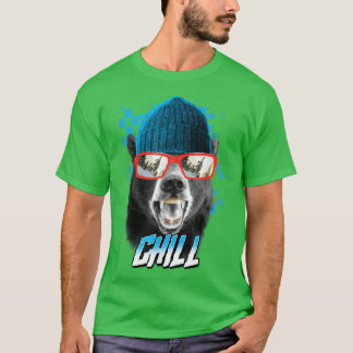 Camiseta Trendy Cool Bear Chill Poster 